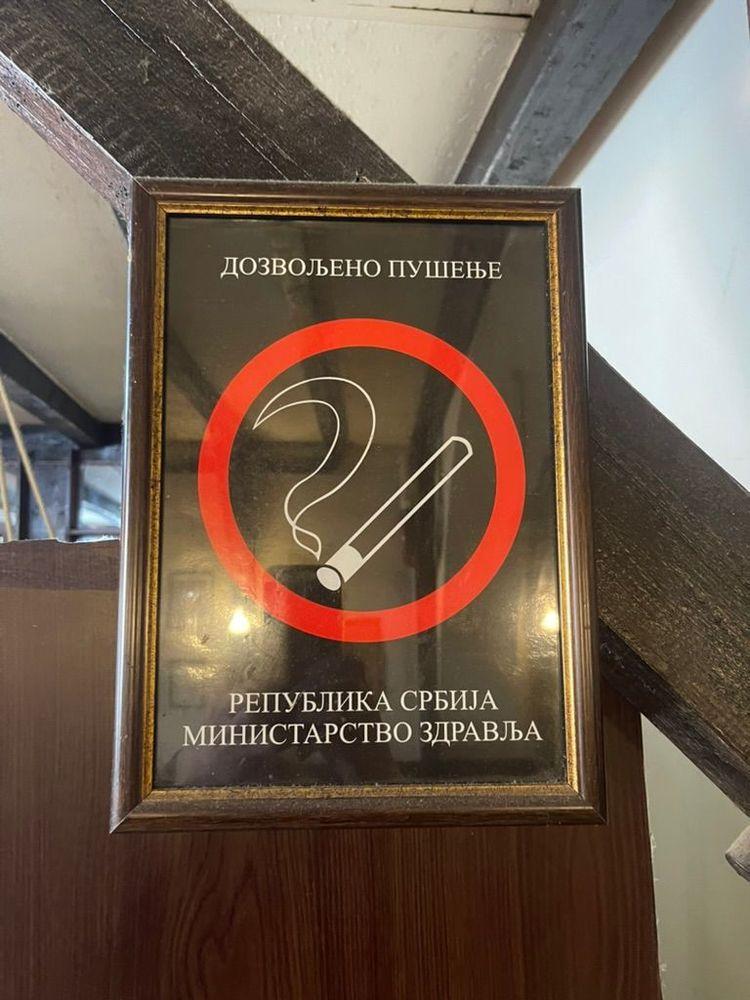 Rauchen offiziell erlaubt - Serbien