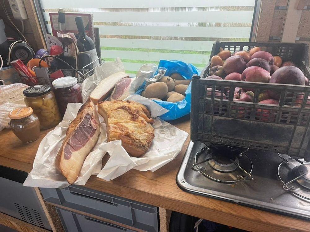 WOW ein ganzer Korb voller Essen